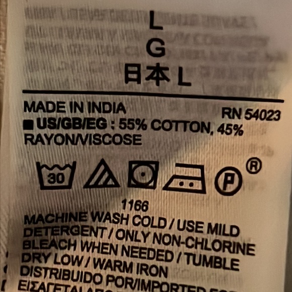 NWT GAP SQUARE PRINT LONG SLEEVED BLOUSE ….190 - Picture 12 of 12